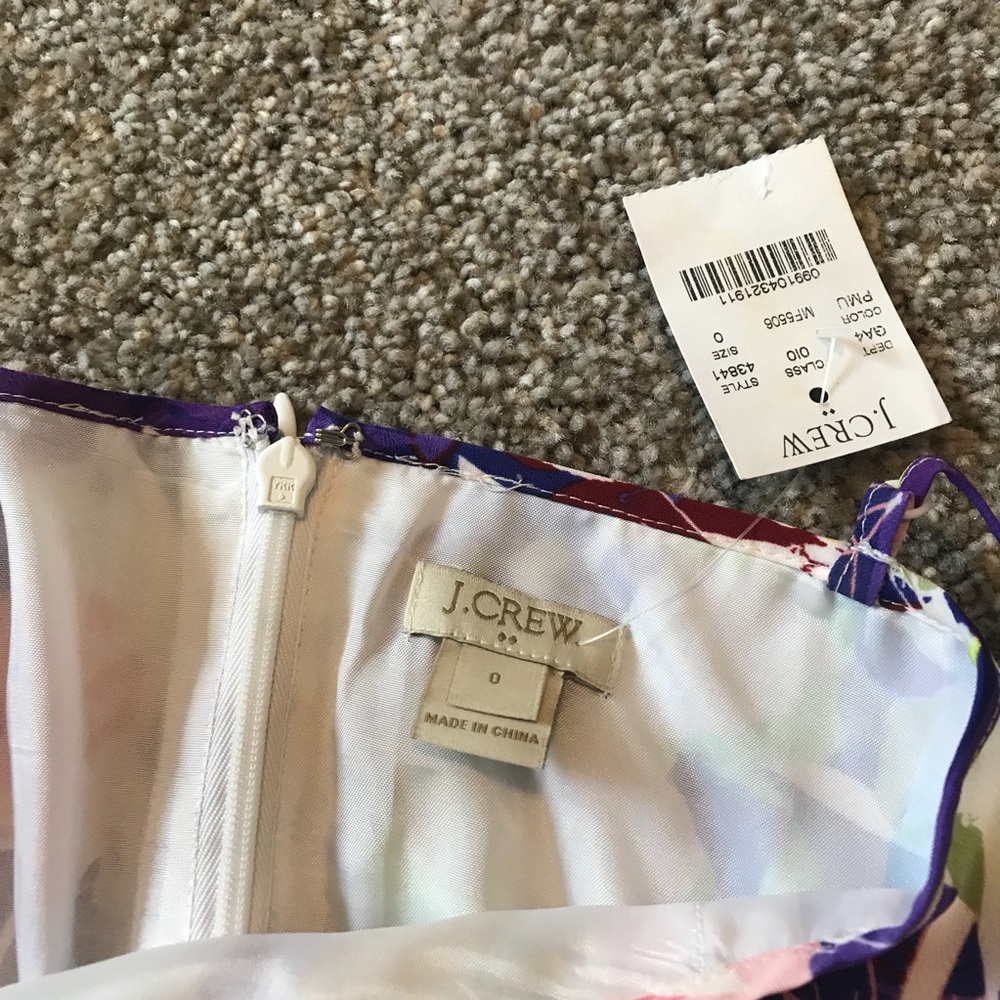 DONATING NEXT WEEK- NWT floral JCrew dress - Picture 7 of 8